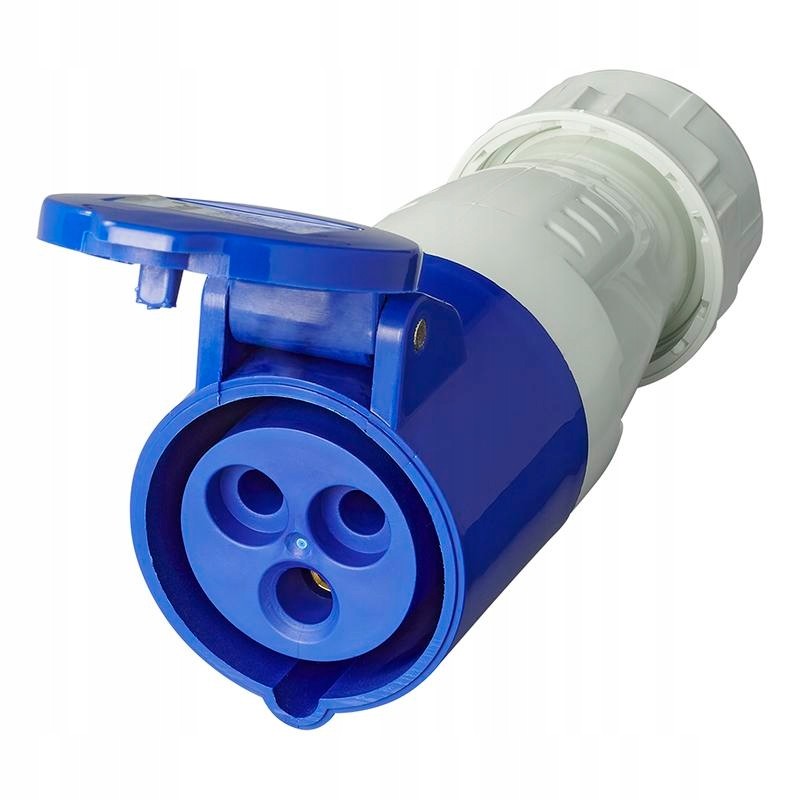 CEE socket for cable female connector plug