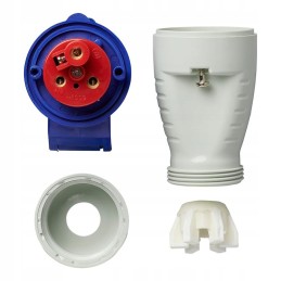 CEE socket for cable female connector plug