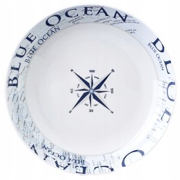 Brunner blue ocean deep plate, 21 cm, melamine