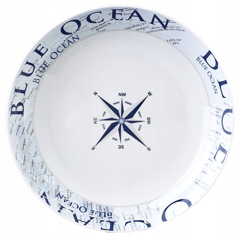 Brunner blue ocean deep plate, 21 cm, melamine
