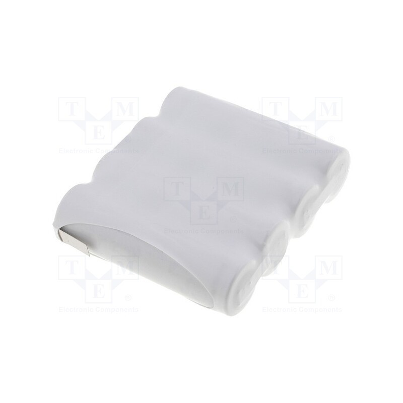 1 pcs x CELLEVIA BATTERIES - ACCU-R6/4-B17 - Re-battery: Ni-MH, AA, 4.8V, 1700mAh, soldering lugs, 57x14x50mm