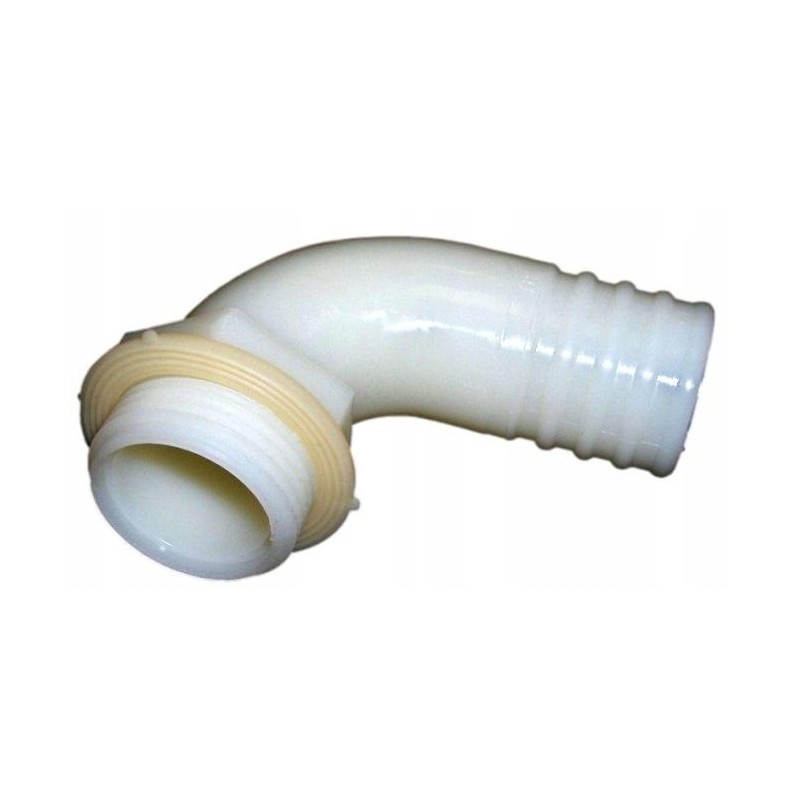 Angled water connection, 30 mm spigot