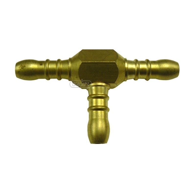 Hose connector 3 x 9 10 mm gas hose tee