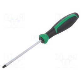 1 pcs x STAHLWILLE - 46203035 - Screwdriver, slot, 3,5x0,6mm, DRALL+, Blade length: 75mm