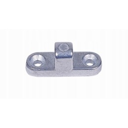 Vertical aluminum vestibule hook