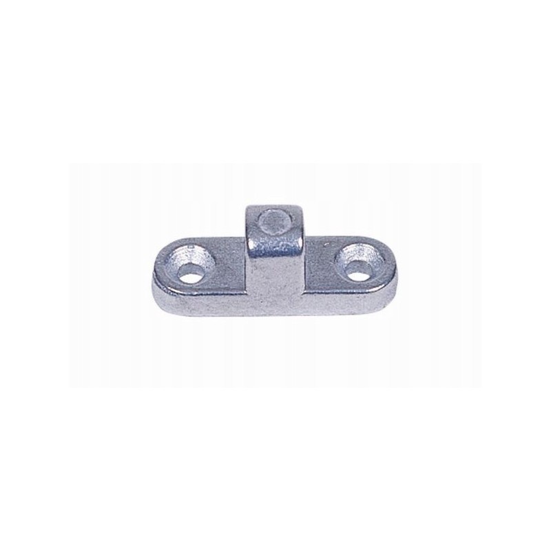 Vertical aluminum vestibule hook