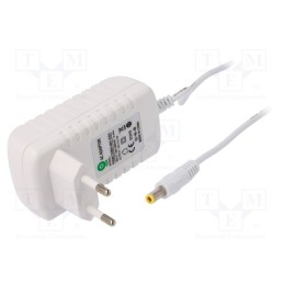 1 pcs x POS - POSB12200A-WH25 - Power supply: switched-mode, plug, 12VDC, 2A, 24W, Plug: EU, 81.94%