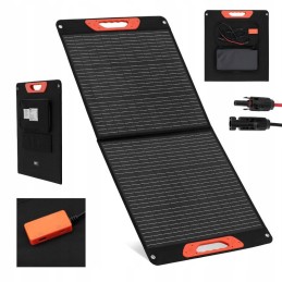 Solar charger, solar panel, foldable, tourist camping, 2 x USB