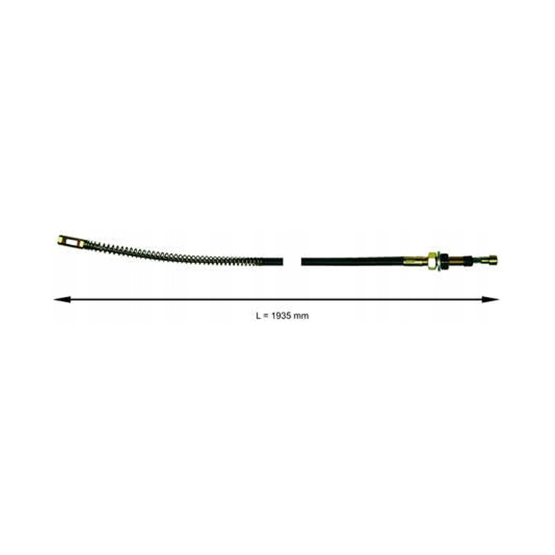 Brake cable forklift Toyota 5 28 30 right