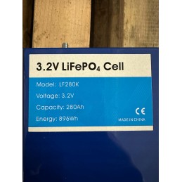 Lifepo4 cell 280ah 3 2v set of 4 pcs