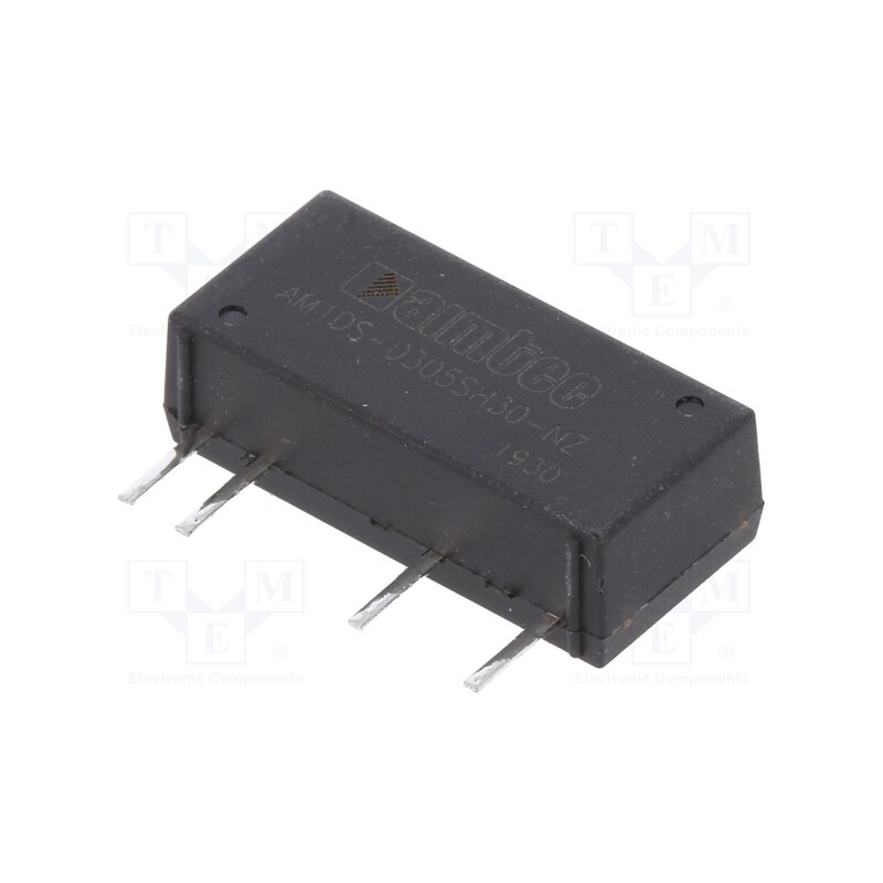 1 pcs x AIMTEC - AM1DS-0305SH30-NZ - Converter: DC/DC, 1W, Uin: 3÷3.6V, Uout: 5VDC, Iout: 200mA, SIP7, THT
