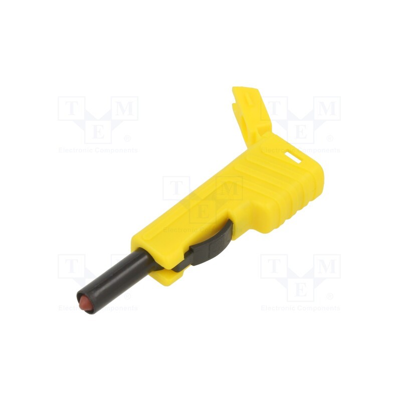 1 pcs x HIRSCHMANN T&M - SLS 200 GE - Plug, 4mm banana, 30A, 60VDC, yellow, insulated, nickel plated