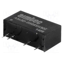 1 pcs x AIMTEC - AM3D-0505SH30Z - Converter: DC/DC, 3W, Uin: 4.5÷5.5V, Uout: 5VDC, Iout: 600mA, SIP7