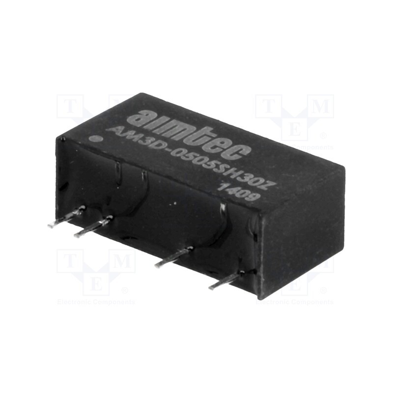 1 pcs x AIMTEC - AM3D-0505SH30Z - Converter: DC/DC, 3W, Uin: 4.5÷5.5V, Uout: 5VDC, Iout: 600mA, SIP7