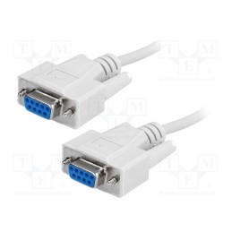 1 pcs x BQ CABLE - CAB-09GG/5 - Cable, D-Sub 9pin socket,both sides, Len: 5m, connection 1: 1