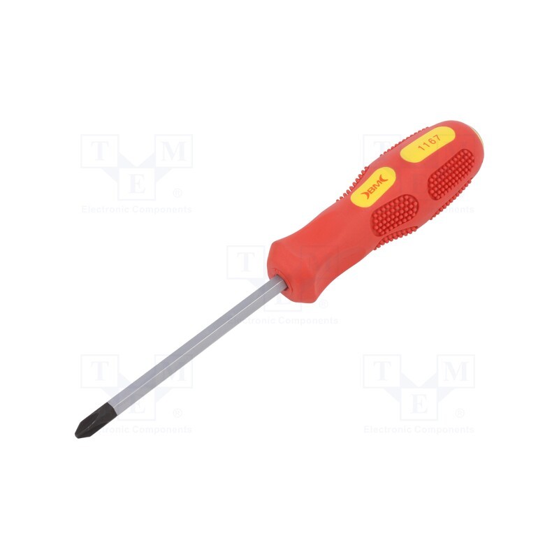 1 pcs x BM GROUP - BM1167 - Screwdriver, Phillips, for impact, PH2, Blade length: 100mm