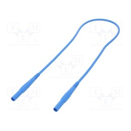 1 pcs x STu00c4UBLI - 66.9391-05023 - Test lead, 32A, banana plug 4mm,both sides, insulated, Len: 0.5m