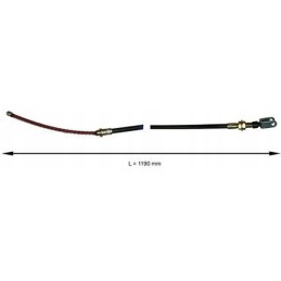 Brake cable forklift Toyota 7 20 25 left