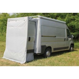 Rear door installation for Ducato camper and Fiamma tent