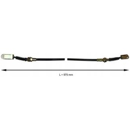 Brake cable forklift Toyota 7 35 50 left