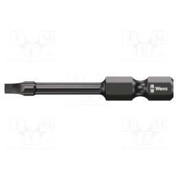 1 pcs x WERA - 5057671001 - Screwdriver bit, square, 2, Overall len: 50mm, Plating: diamond