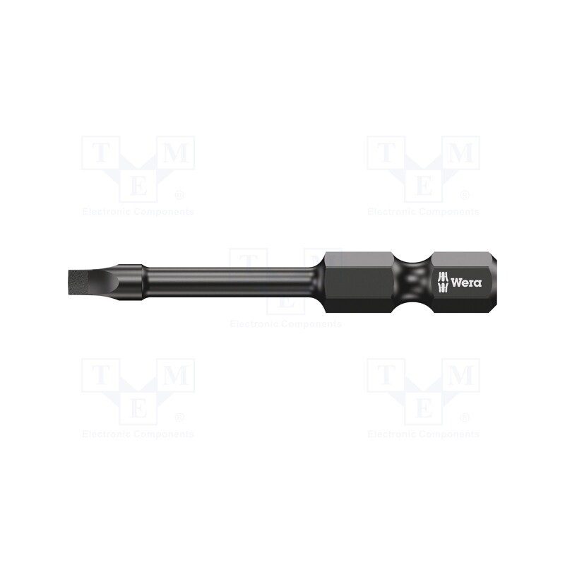 1 pcs x WERA - 5057671001 - Screwdriver bit, square, 2, Overall len: 50mm, Plating: diamond
