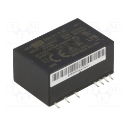 1 pcs x MEAN WELL - IRM-01-3.3S - Converter: AC/DC, 1W, 85÷305VAC, Usup: 120÷430VDC, Uout: 3.3VDC