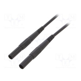 1 pcs x STu00c4UBLI - 66.9391-05021 - Test lead, 32A, banana plug 4mm,both sides, insulated, Len: 0.5m