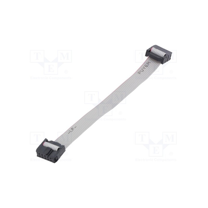 1 pcs x AMPHENOL - FC10150-S - Ribbon cable with IDC connectors, Cable ph: 1.27mm, 0.15m