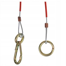 Solid steel safety cable for trailers