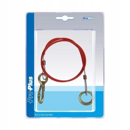 Solid steel safety cable for trailers