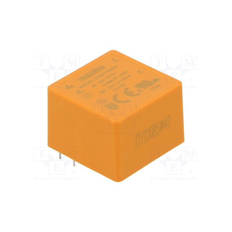 1 pcs x AIMTEC - AMEM3-24S277HAVZ - Converter: AC/DC, 3W, 85÷305VAC, Usup: 100÷430VDC, Uout: 24VDC, 79%