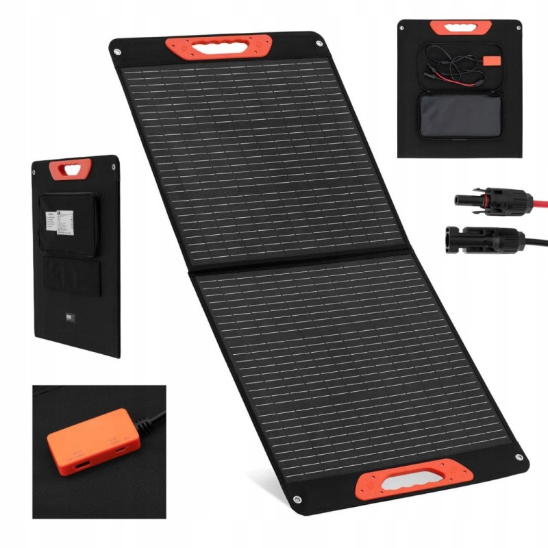 Solar charger solar panel 2xUSB 100 w