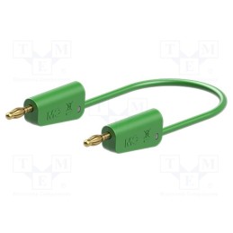 1 pcs x STu00c4UBLI - 64.1031-02525 - Test lead, 60VDC, 30VAC, 19A, banana plug 4mm,both sides, green