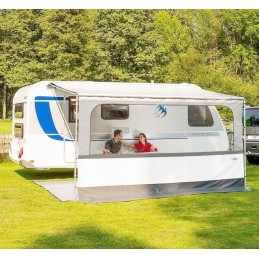 Front wall with a window for the Fiamma blocker awning