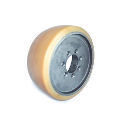 Drive wheel of a Linde forklift