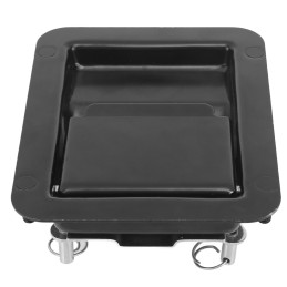 Door lock, camper trailer handle, black