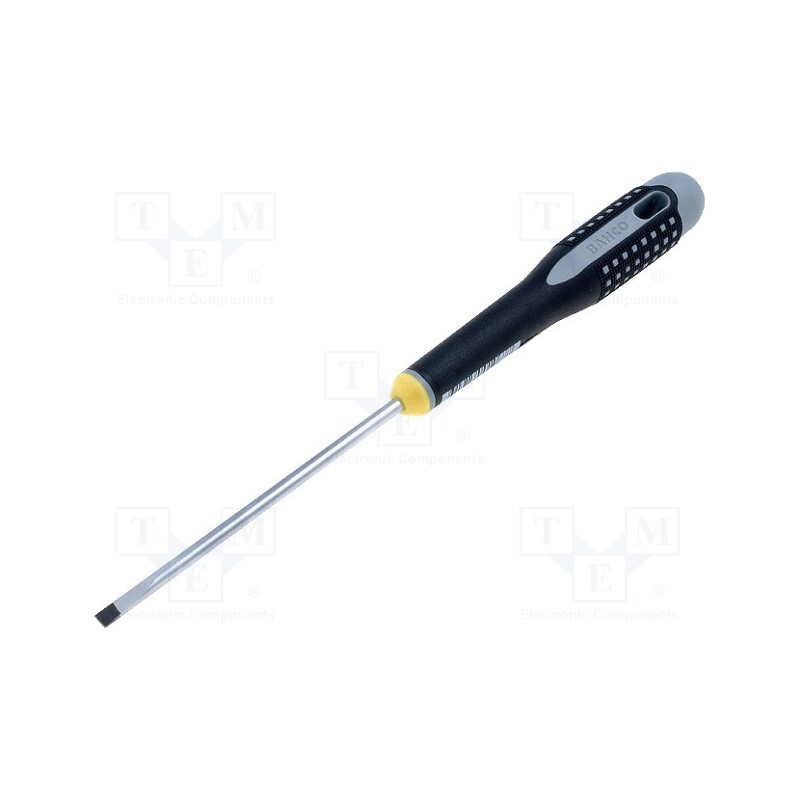 1 pcs x BAHCO - BE-8040 - Screwdriver, slot, 4,0x0,8mm, Blade length: 100mm