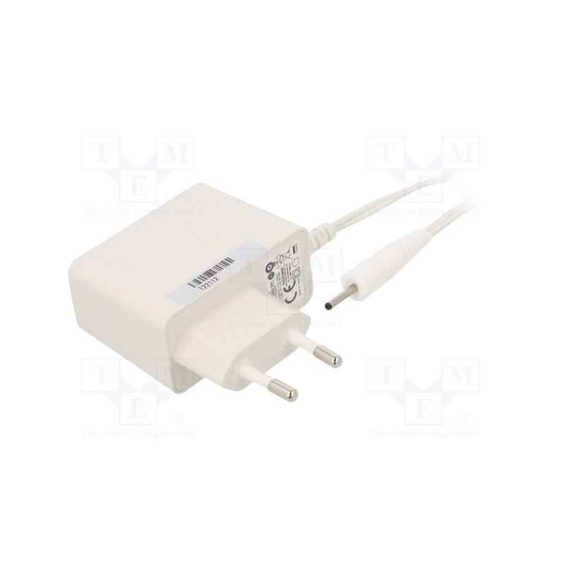 1 pcs x POS - POSC05200A-0723-WH - Power supply: switched-mode, plug, 5VDC, 2A, 10W, Plug: EU, 78.7%