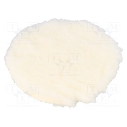 1 pcs x WOLFCRAFT - 3166000 - Cleaning cloth: polisher, Ø: 150mm, lambswool, Mounting: bur