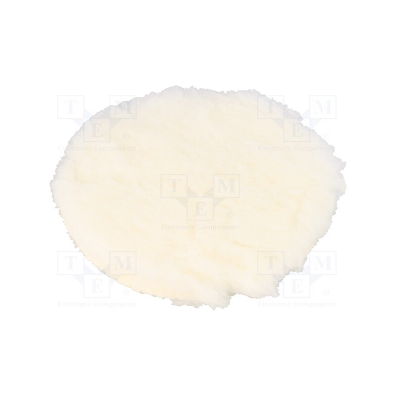 1 pcs x WOLFCRAFT - 3166000 - Cleaning cloth: polisher, Ø: 150mm, lambswool, Mounting: bur