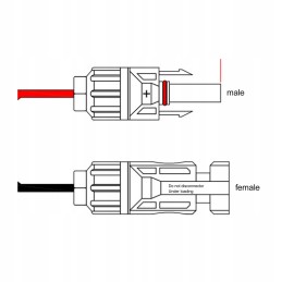 12awg pvc solar panel connector cable