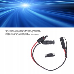 12awg pvc solar panel connector cable