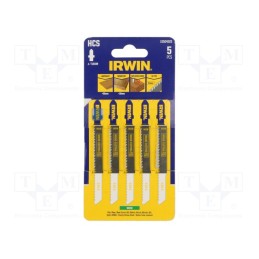 1 pcg x IRWIN - 10504223 - Hacksaw blade, wood,jigsaw, 100mm, 10teeth/inch, 5pcs.