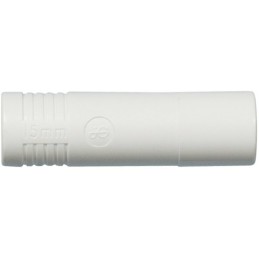 Straight water connection, 15 mm sealing plug
