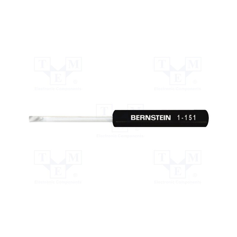 1 pcs x BERNSTEIN - 1-151 - Trimmer, Blade length: 40mm, Overall len: 85mm, Size: 3,0x0,5mm