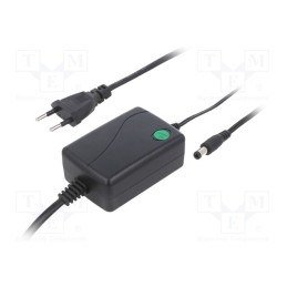 1 pcs x POS - POSB12100D - Power supply: switched-mode, 12VDC, 1A, Out: 5,5/2,1, 12W, desktop