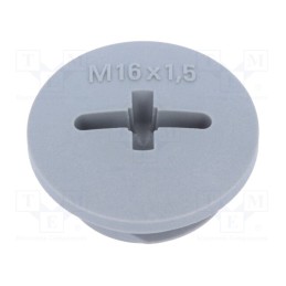 1 pcs x LAPP - 52006119 - Stopper, M16, 1.5, IP68, polyamide, dark grey, SKINDICHT®, 7mm