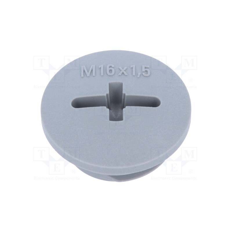 1 pcs x LAPP - 52006119 - Stopper, M16, 1.5, IP68, polyamide, dark grey, SKINDICHT®, 7mm