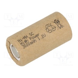 1 pcs x JJJ - JJJ BATTERY SC300HP SC - Re-battery: Ni-MH, SubC, 1.2V, 3000mAh, Ø22x42mm